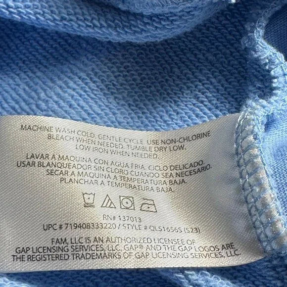 Gap Womens Blue Drawstring Lounge Shorts XL Coastal Beach Athletic - Picture 4 of 7